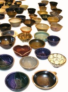 Soup Bowls on a table
